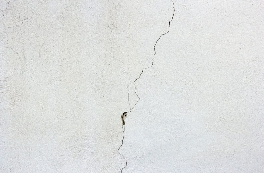 drywall crack