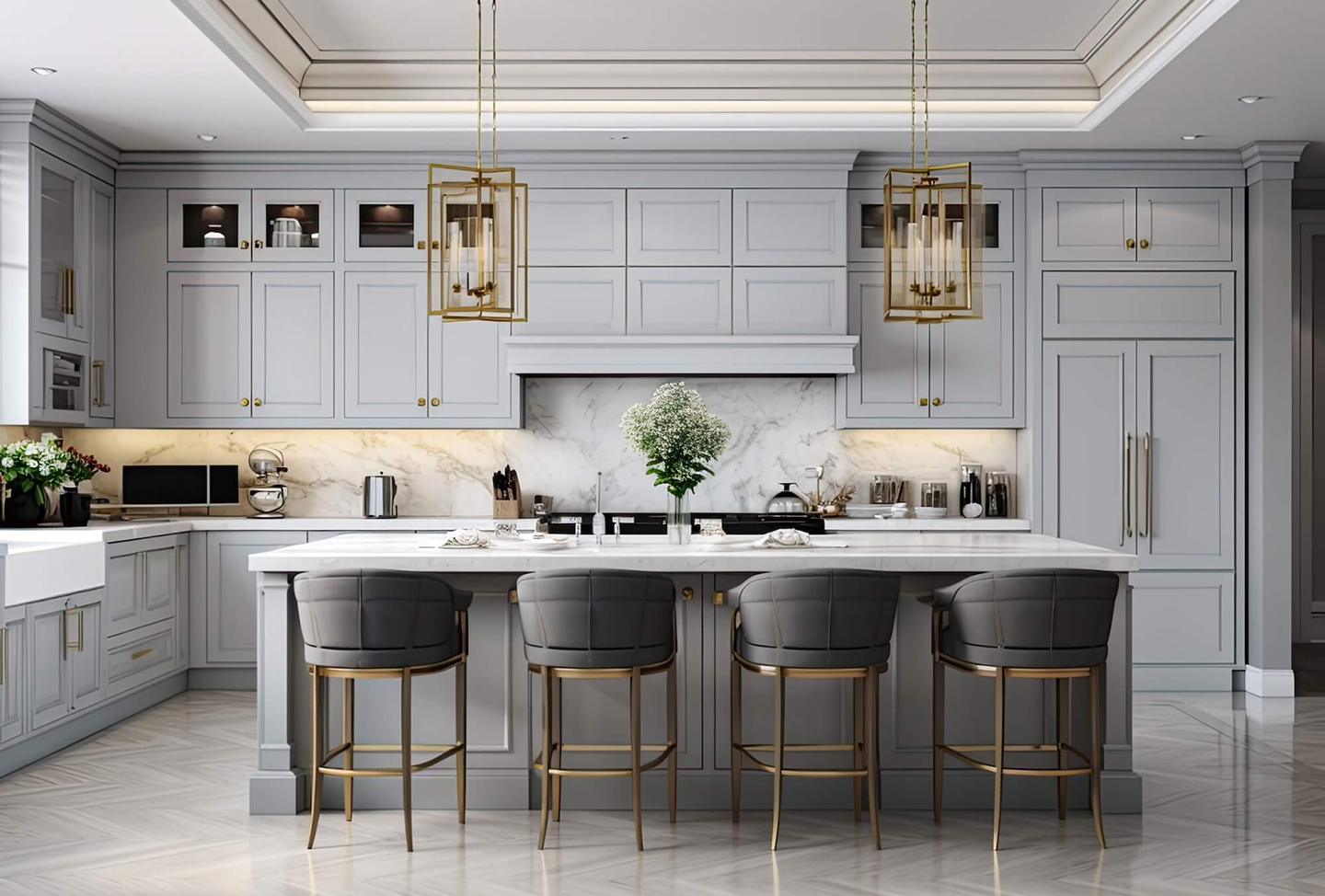 interior kitchen cabinet painting