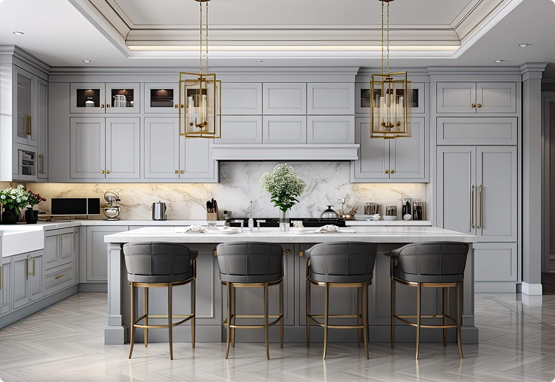 interior kitchen cabinet painting