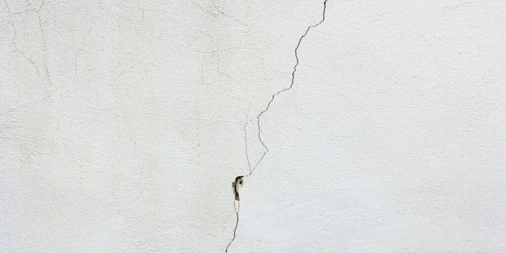 drywall crack