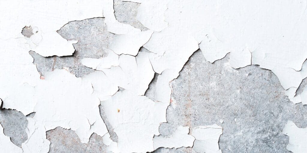 peeling paint